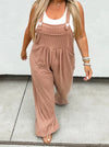Bright Boho Ribbed Jumpsuit Overall