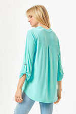 Plus Lizzy 3/4 Sleeve Top