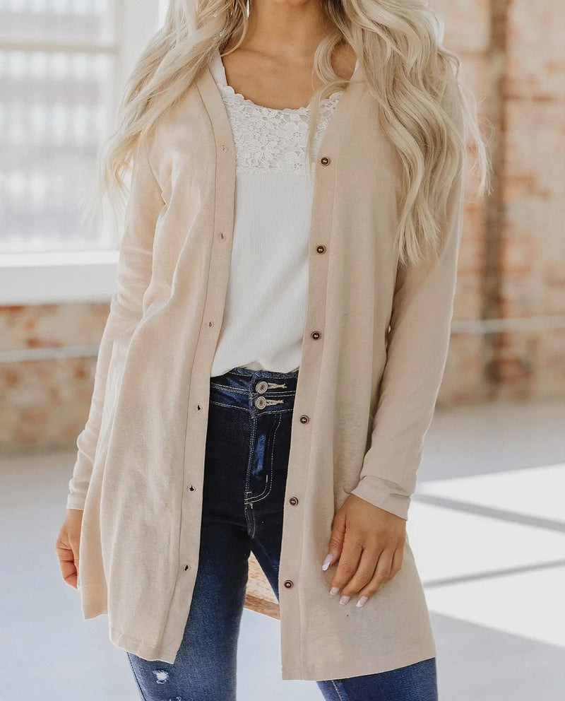 Kassidy Button Front Cardigan