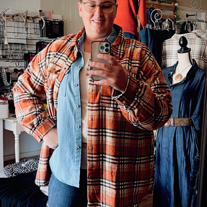 Midwest Weather Flannel Shirt