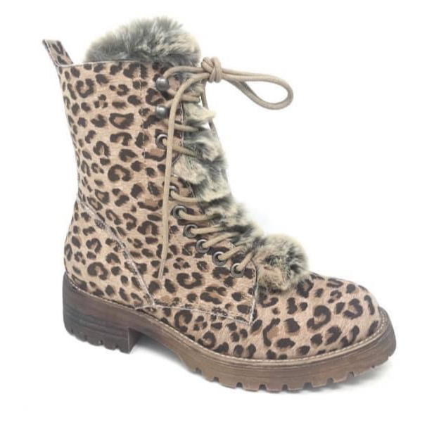 Farrah Leopard Boot by Very G